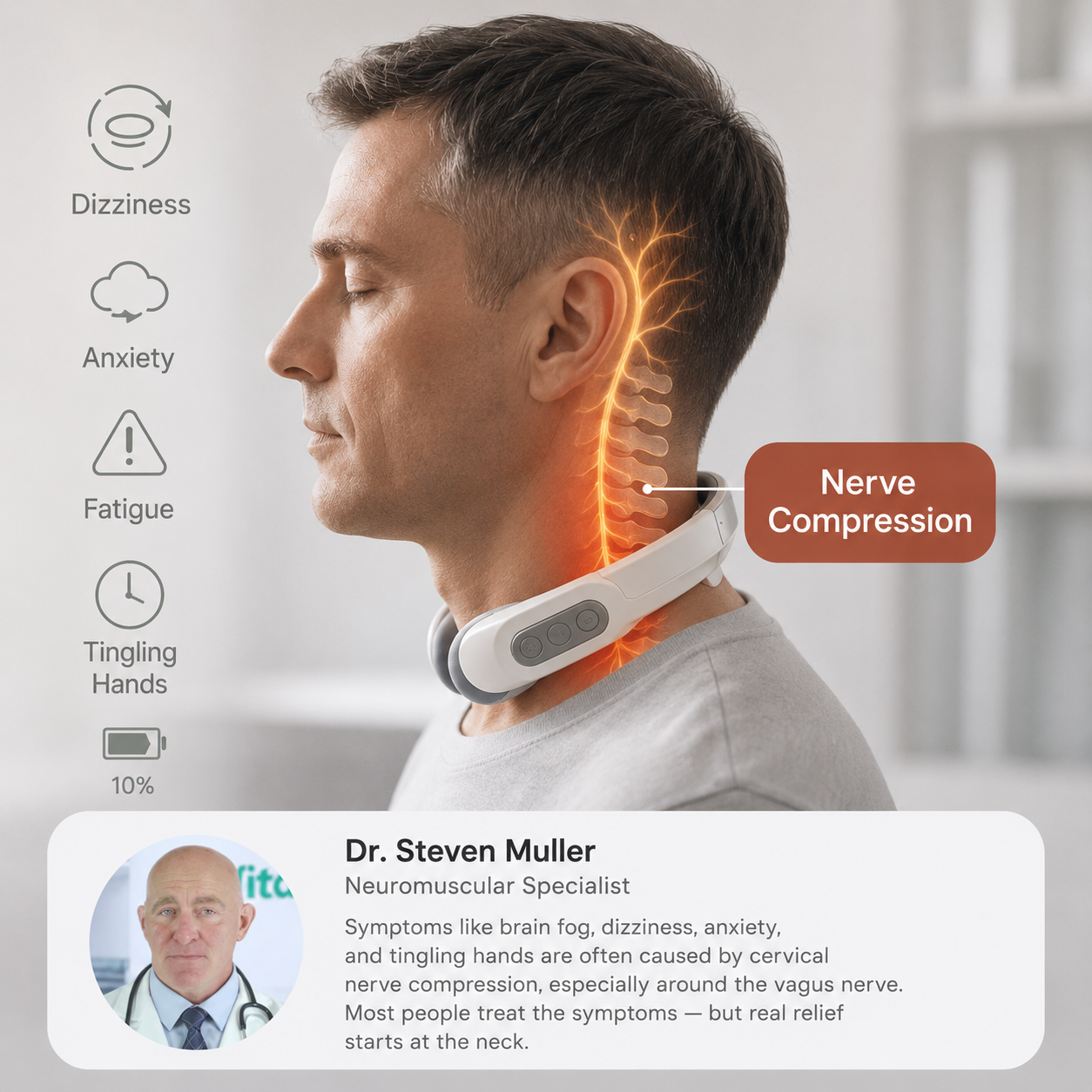 TheraPro™ Neck Massager - At-Home Relief for Neck Tension